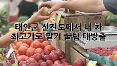 태안군 신진도에서 내 차 최고가로 팔기! 🚗💰꿀팁 대방출
